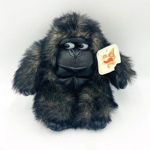 Vintage King Gorilla Plush Stuffed Animal 8in" Great Condition